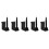 5Pcs Flute And Saxophone Wall Mount Holder 9