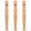 3Pcs Portable 6-Hole Wood Flute For Students 6