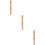 3Pcs Portable 6-Hole Wood Flute For Students 11