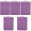 5Pièces Portable Violet Résistante Anti-Rayures Pour Ordinateur 3