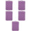 5Pièces Portable Violet Résistante Anti-Rayures Pour Ordinateur 7