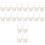 20 Pcs Decorative Woven Flower Basket Portable Plastic Packaging 4