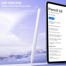 Stylus-Pen 10. Mattweiß 80 mAh 19,4  6,5  2 cm