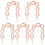 5Pcs Moon Shape Purse Strap Extender Chain Accessory 4
