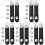 5 Sets Universal Double-Layer Accordion Buckle 2