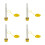 8 Pcs Can Spout Replacement Kit With Flexible Nozzle And Caps 8