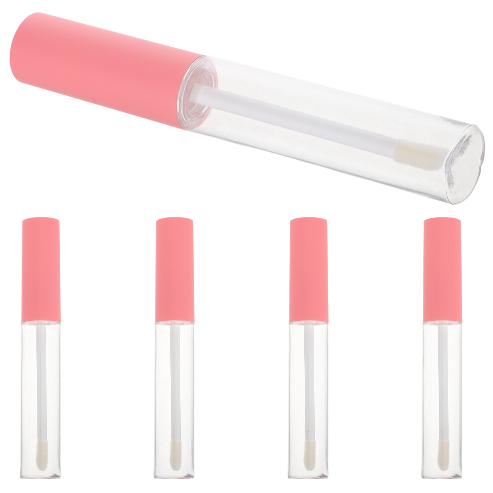 Inoomp 20 Pcs Clear Empty Lip Gloss Tubes 10Ml With Wand For Diy Lip Balm