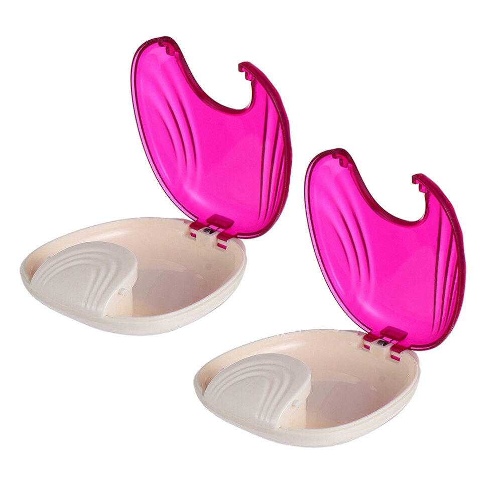 Inoomp 10 Pcs Portable Retainer Case Seashell Shaped Storage Box For Travel