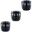 3Pcs Black Riding Visor Pc Fence Windproof Shield with Buckle 5