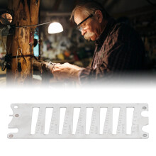 High Precision 8 in 1 Key Gauge Durable Spring Steel for Longevity