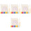 4 Sets Hand-Made Embroidery Coaster Diy Cup Mat Tools 3