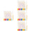 4 Sets Hand-Made Embroidery Coaster Diy Cup Mat Tools 6