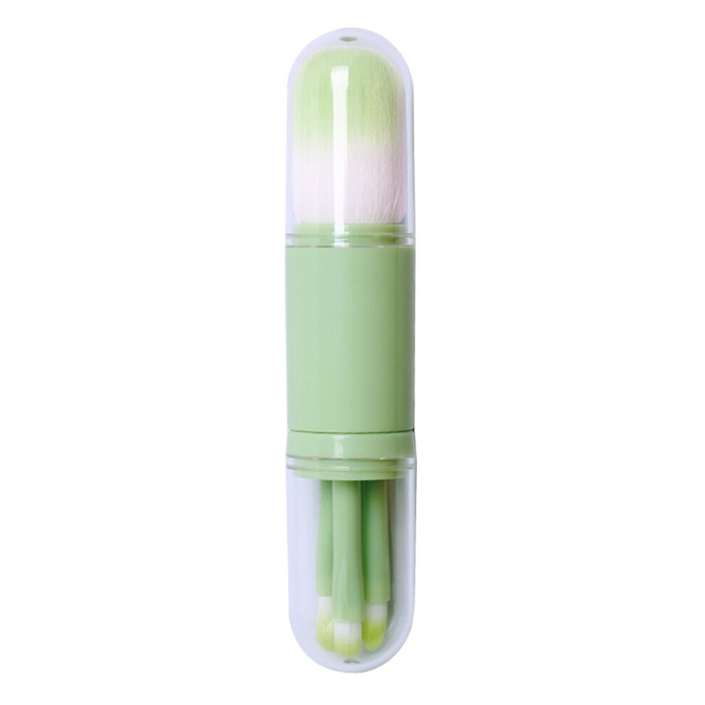 Inoomp 4 Sets Multifunctional 4-In-1 Makeup Brush Set Powder Brush