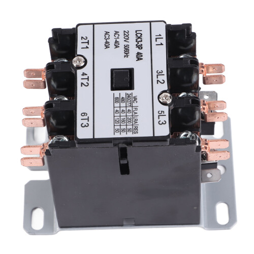 Durable 40A 3P Contactor for HVAC Systems - 220V Power Control 1