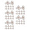 50 Pcs Clear Silicone Earring Backs Reusable Studs For Women Men 4