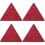 4Pcs Triangle Warning Sign Reflective Road Safety Sign 7