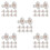 50 Pcs Clear Silicone Earring Backs Reusable Studs For Women Men 10
