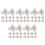 50 Pcs Clear Silicone Earring Backs Reusable Studs For Women Men 8