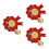 3Stk Kindergarten Abschluss Abzeichen Brosche Pin 8