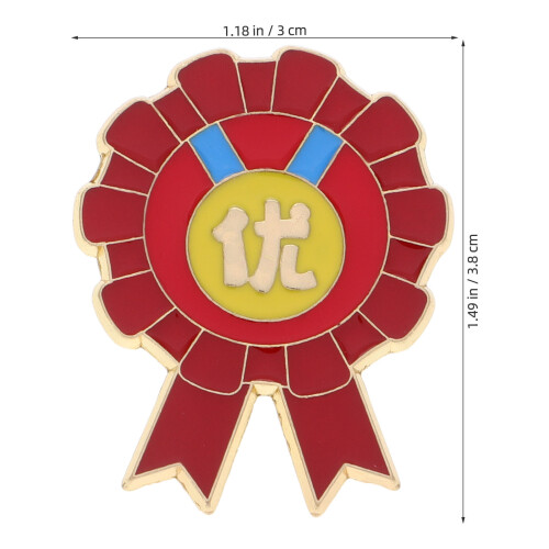 3Stk Kindergarten Abschluss Abzeichen Brosche Pin 1