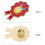 3Stk Kindergarten Abschluss Abzeichen Brosche Pin 7