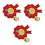 3Stk Kindergarten Abschluss Abzeichen Brosche Pin 10