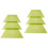 6 Pcs Acrylic Quilting Ruler For Fabric Cutting Hexagonal Sewing Tool 6