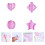 4Pcs Manicure Embossed Molds Frame Bending Tool For Diy Nail Art 4