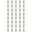 40 Pcs 20mm Metal Staples Clip With Strap Hooks 9