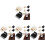 48 Pcs Hot Roller Clips Replacement Claw Clips For Hair Styling 2