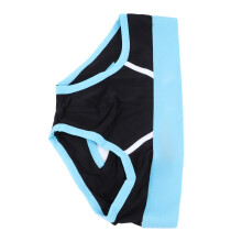 Letter Deco Baumwolle Herren Slips Schwarz L MoistureWick