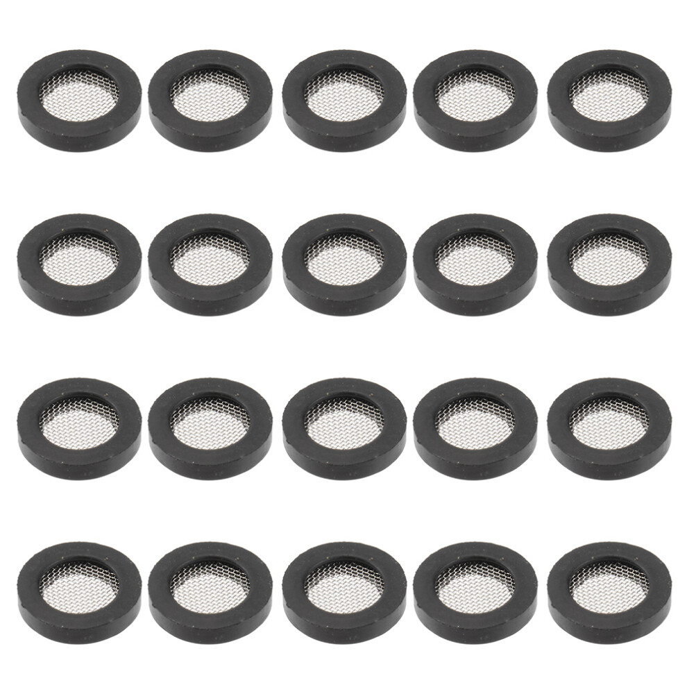 100 Pcs Silicone Hose Washers For Shower Head Water Tap Faucet 031049678042