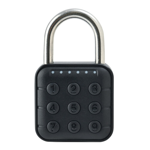SY12 FP Padlock, 10 FPs/10 PWs, 77x46x21mm Black 2