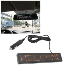 Programmable LED Matrix Panel Sign with Remote Control, Z741Y Yellow