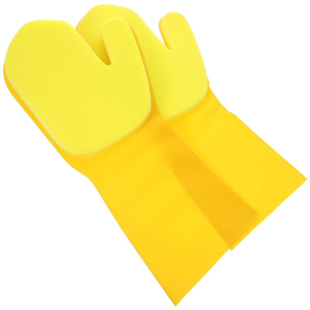 4 Pcs Reusable Cleaning Gloves For Kitchen And Dishes-image-OPC-PKWY5Y7-NEW