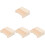 4Pcs Wooden Multi-Functional Foot Rest Step Stool For Household Use 4