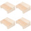 4Pcs Wooden Multi-Functional Foot Rest Step Stool For Household Use 7