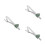 3Pcs Snowflake Tie Clip For Men Holiday Accessory 10