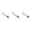 3Pcs Snowflake Tie Clip For Men Holiday Accessory 8