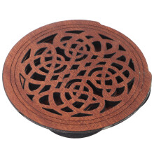 2Pcs Wooden Guitar Soundhole Cover Feedback Muter
