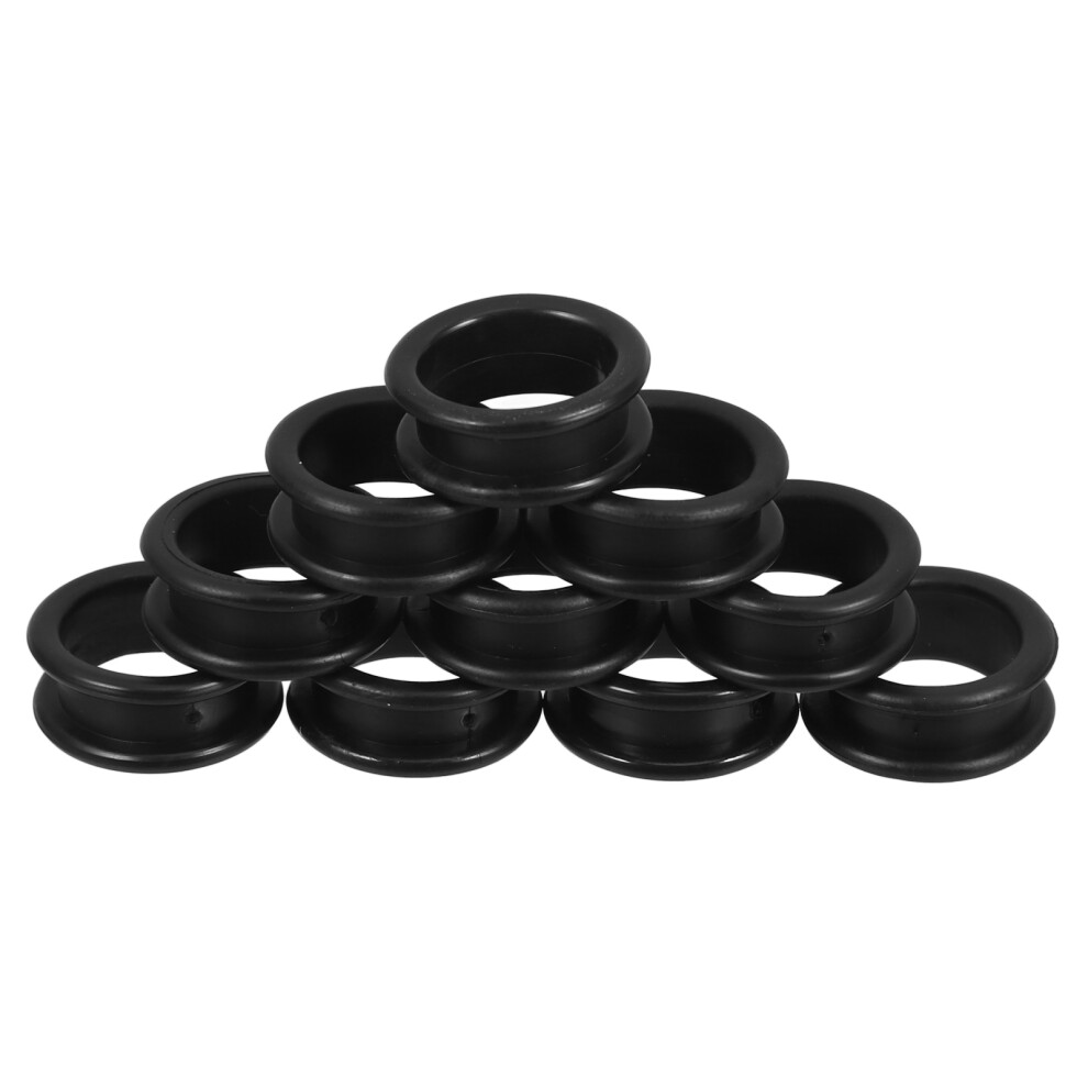 Artibetter 50 Pcs Silicone Finger Rings For Scissors Haircutting Styling