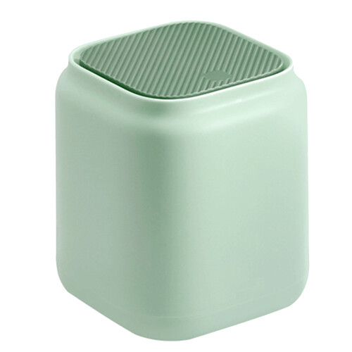 Schreibtisch-Abfalleimer Mini 265 g grüner Deckel 1