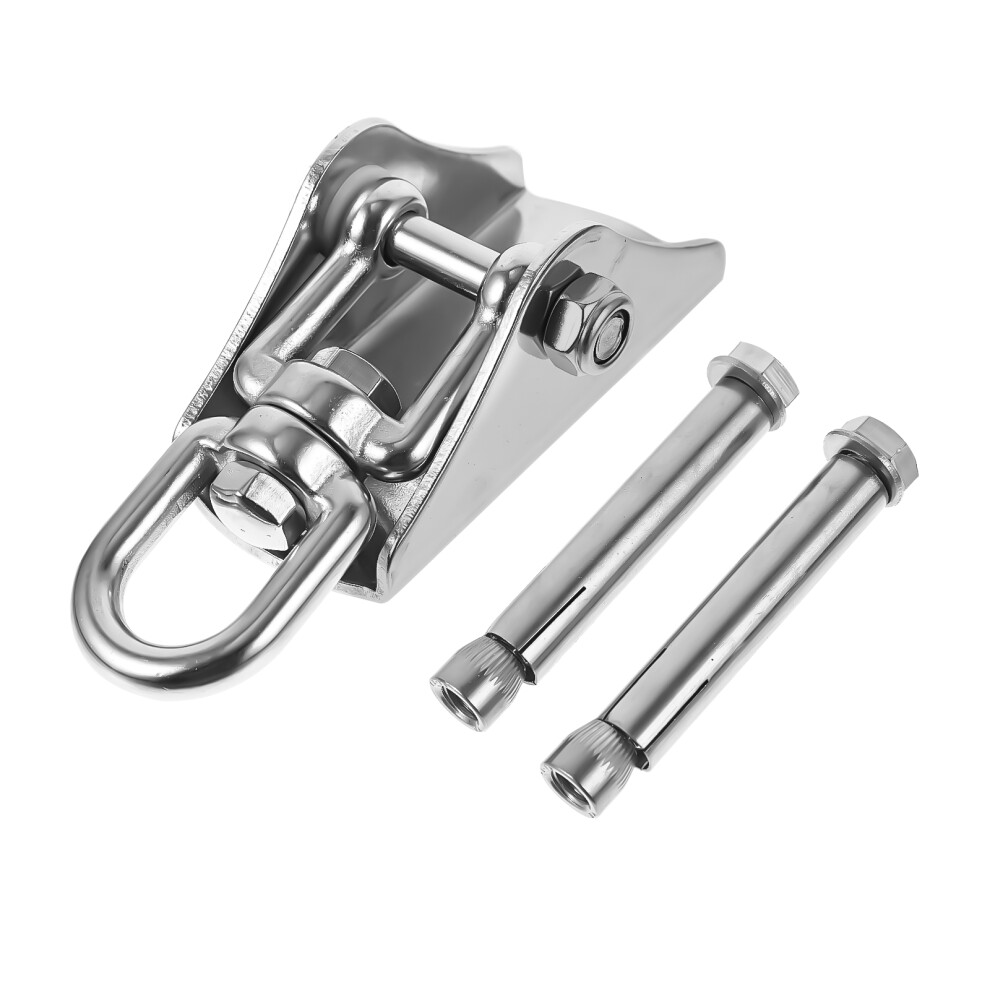2Pcs Heavy Duty Stainless Steel Ceiling Swing Hanger Hook 031049688331