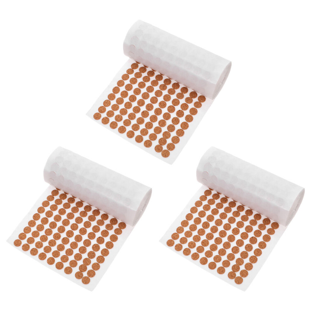 9 Rolls Self-Adhesive Cork Bumpers For Quiet Cabinet Doors 031049689277