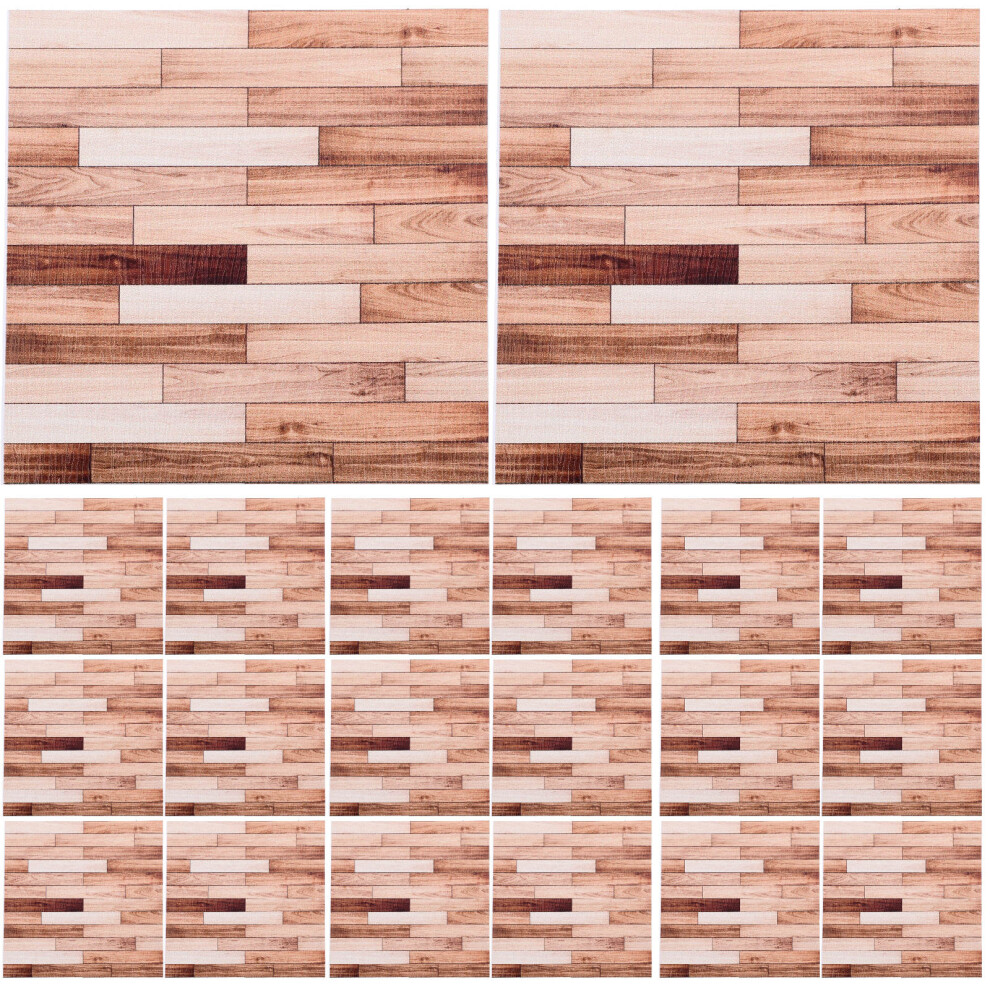 Photos - Other for Repair 4Pcs DIY Wood Grain Tile Stickers Multi Color PVC Wall Stickers