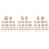 90 Pcs Girl Brooches Personalized Suits Versatile Clothes Pins 5