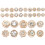 90 Pcs Girl Brooches Personalized Suits Versatile Clothes Pins 10