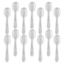 400Pcs Mini Plastic Dessert Spoons For Ice Cream Tasting And Sampling