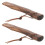 8 Pcs Wooden Replacement Handle Grip Set 1
