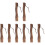 8 Pcs Wooden Replacement Handle Grip Set 4